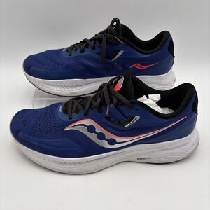 Saucony Ride 15 Shoes Mens Size 12.5 Sapphire Vizired Road Track Running Trainer